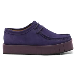 Fioletowe Buty Plaskie Mokasyny Barbara