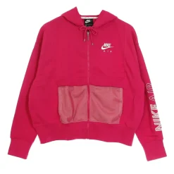 Fireberry/Biały Bluza z Zamkiem Sportowa Air Top