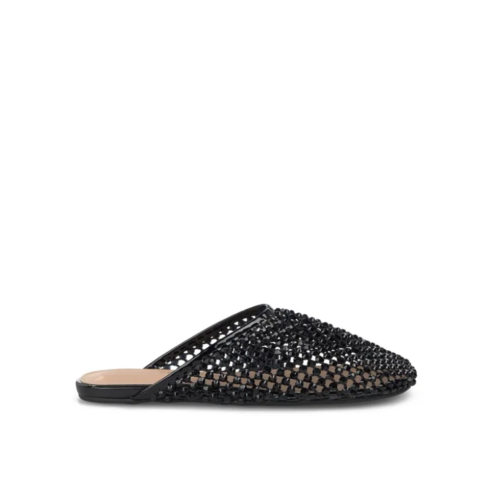 Flat Mule Mesh Sandal