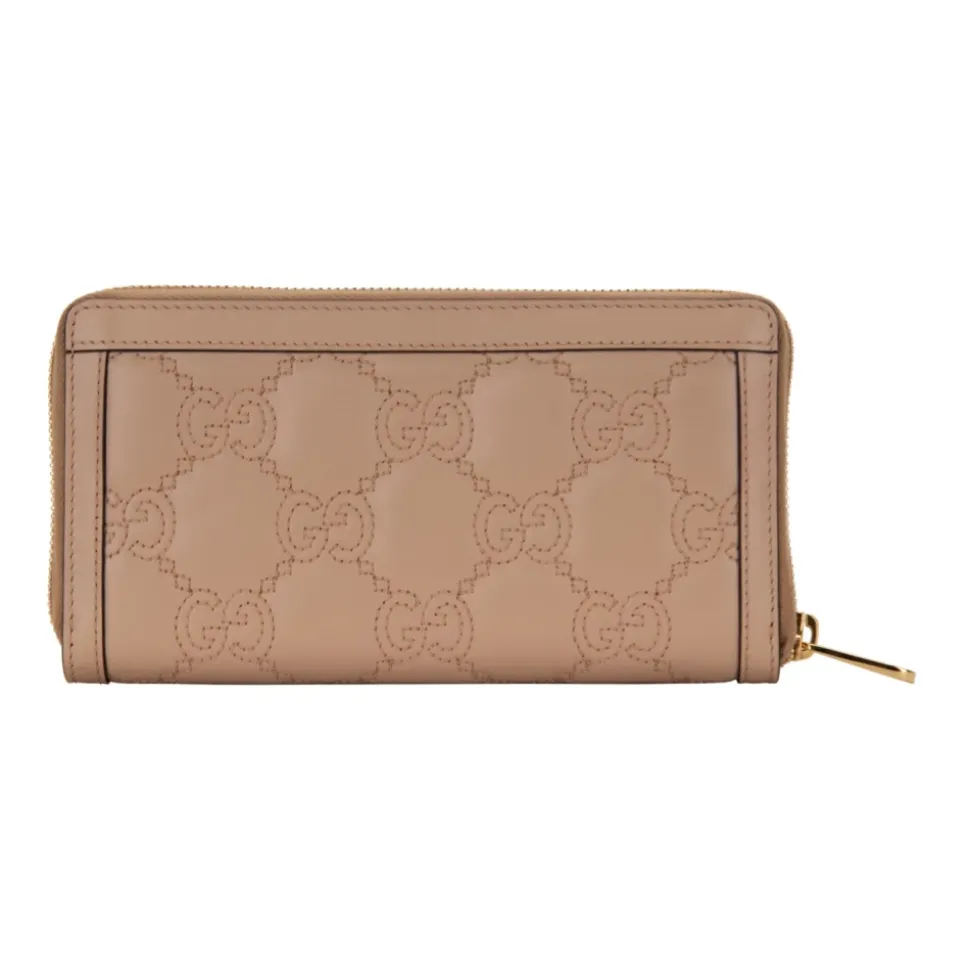 GG Marmont Quilted Long Wallet