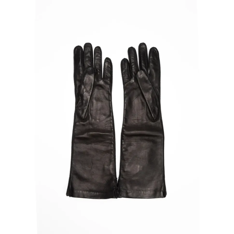Intrecciato Leather Gloves