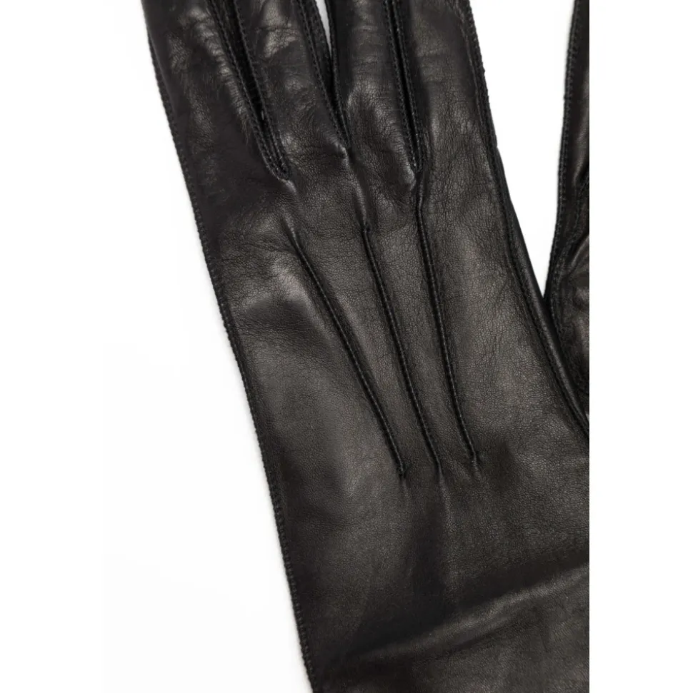 Intrecciato Leather Gloves