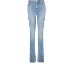 Jasnoniebieskie dżinsy slim-fit z denimu