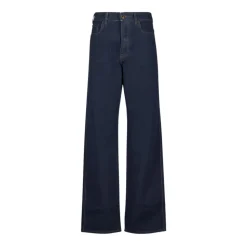 Jeansy z szerokimi nogawkami z denimu