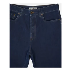 Jeansy z szerokimi nogawkami z denimu