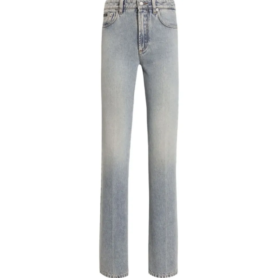 Jeans z logo