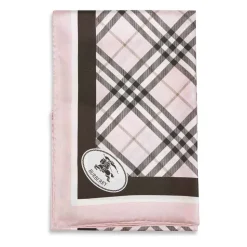 Jedwabna Apaszka Foulard z Haftem