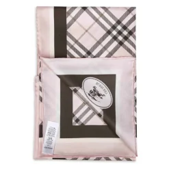 Jedwabna Apaszka Foulard z Haftem
