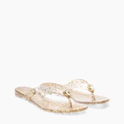 Jelly Glitter Klapki