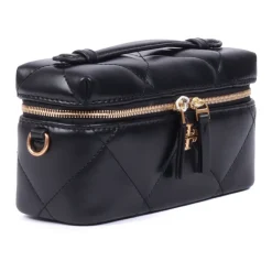 Kira Diamond-Quilt East-West Vanity Case