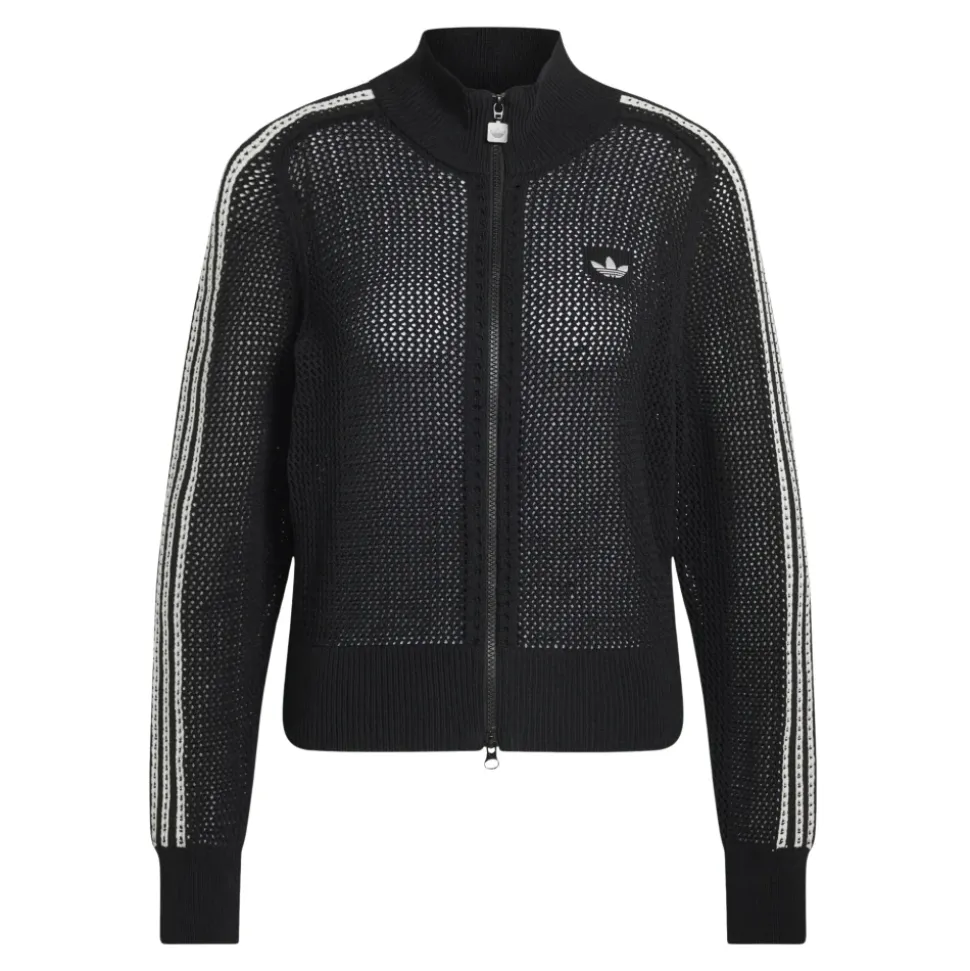 Knitted Crochet Firebird Track Top