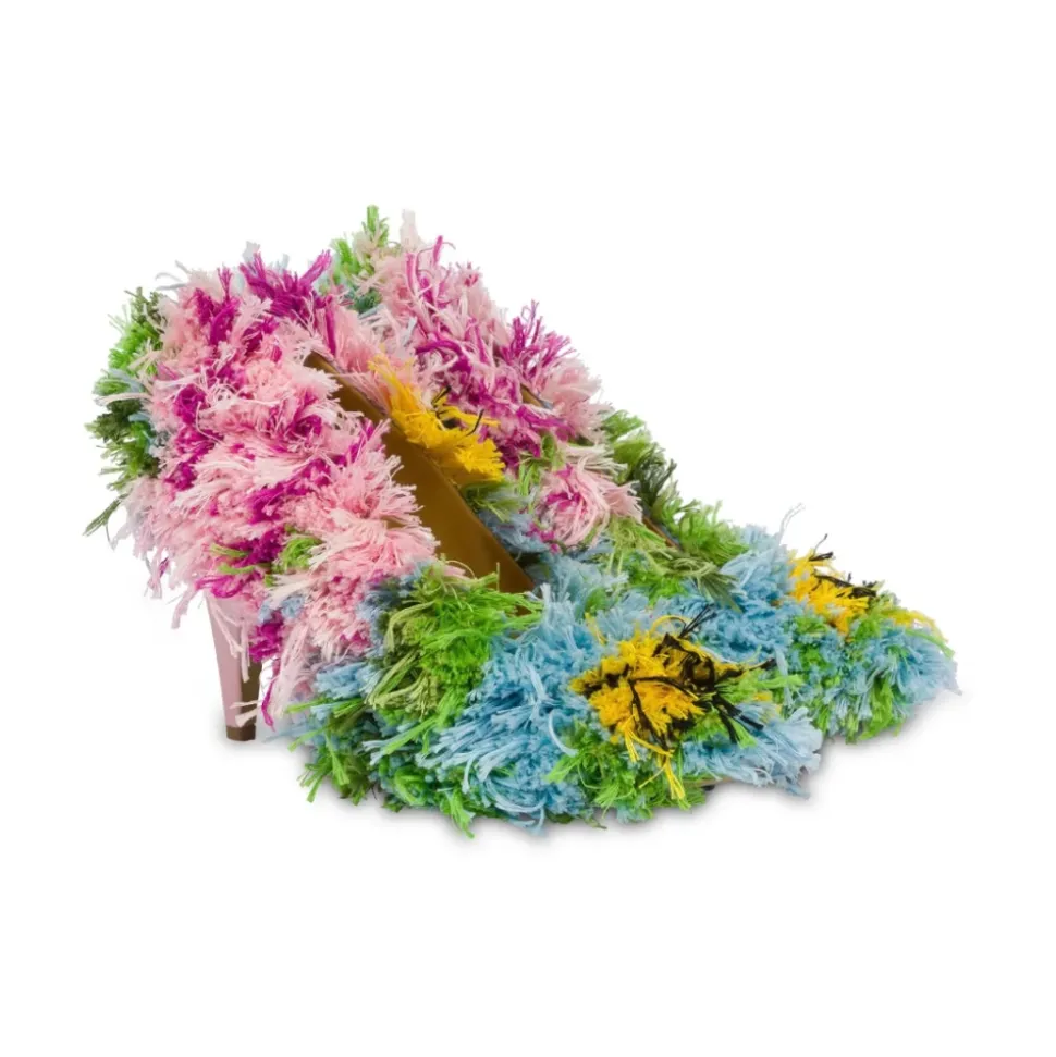 Kolorowe Czółenka Flower Power
