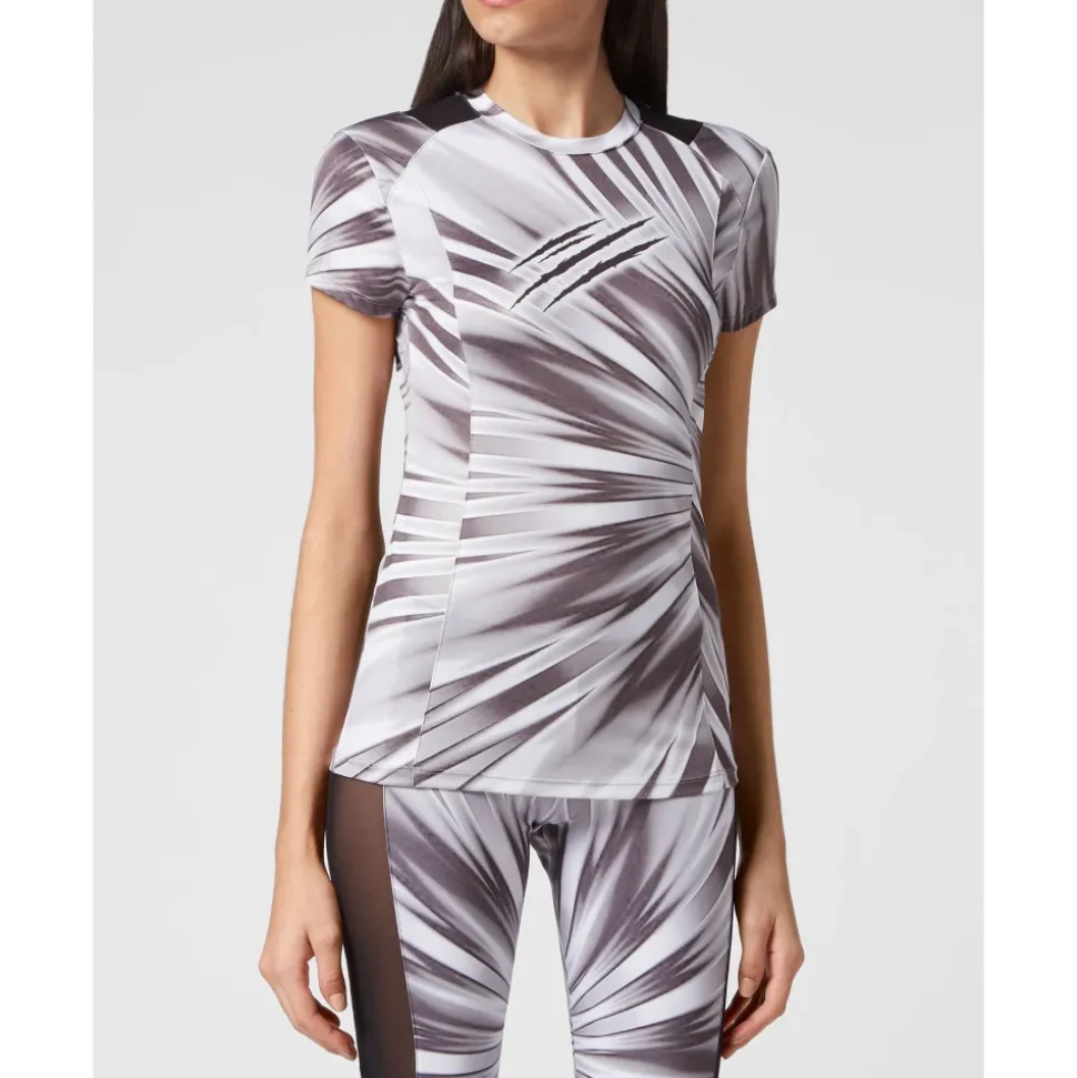 Koszulka Tie-dye z okrągłym dekoltem SS Scratch