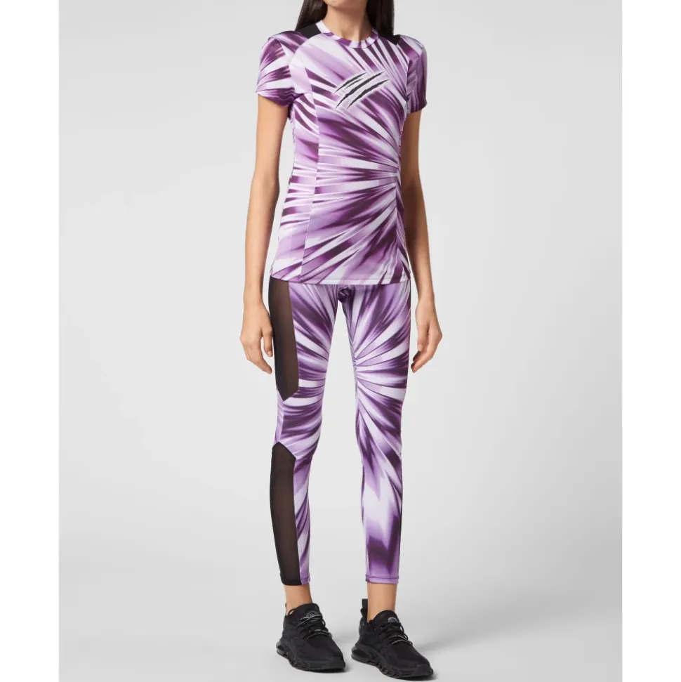 Koszulka Tie-dye z okrągłym dekoltem SS Scratch
