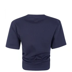 Krótki T-shirt z wiązaniem