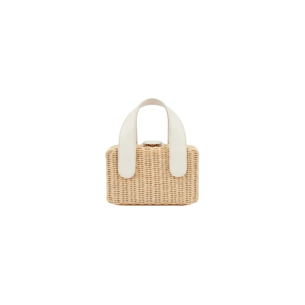 Laurelle Wicker Mini Bag