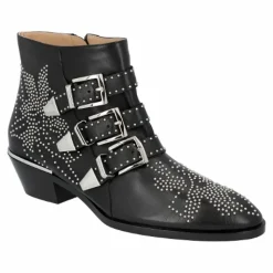 Leather boots