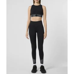 Legginsy z siateczkowymi wstawkami