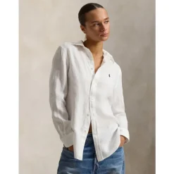 Linen Shirt Straight Fit