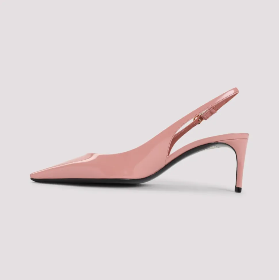 Luksusowe Różowo-Fioletowe Pantofle