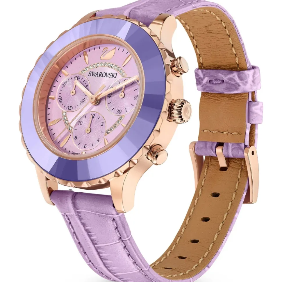 Lux Chrono Skórzany Zegarek