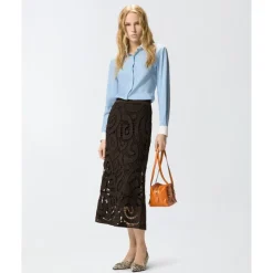 Maestrale Crochet Midi Skirt