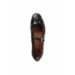 Mary Jane Studded Ballerina Flats