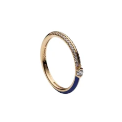 ME Pavé & Blue Dual Ring