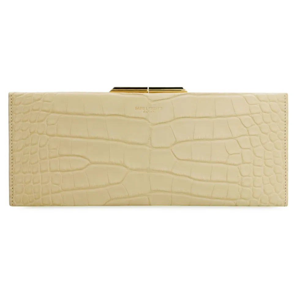 Midnight Leather Clutch