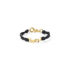 Multi-strand Cassandre Leather Bracelet