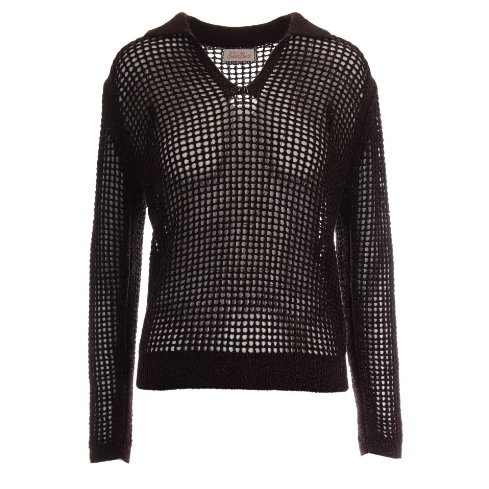 Nassi Mesh - Knit Pointelle Polo
