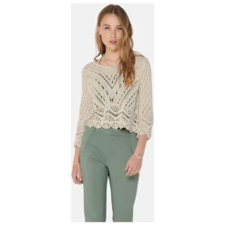 New Sun 3/4 Cropped Pullover