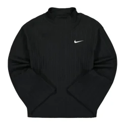 NSW Essential Rib Mock Long Sleeve Top