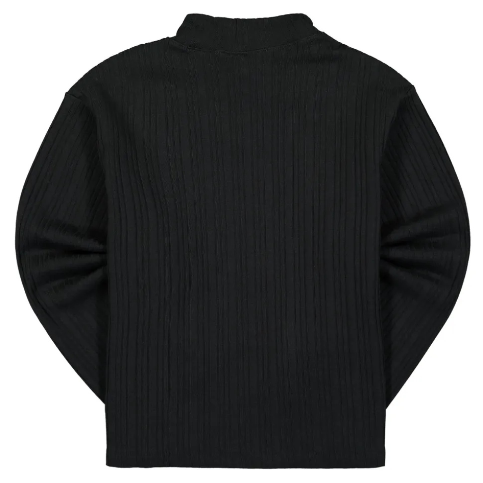 NSW Essential Rib Mock Long Sleeve Top