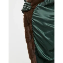 Oversized Faux Fur Coat - Brown