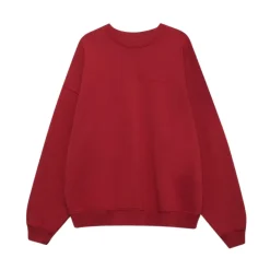 Oversize`owa bluza z okrągłym dekoltem