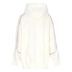 Oversize Swoosh Hoodie Czerwony