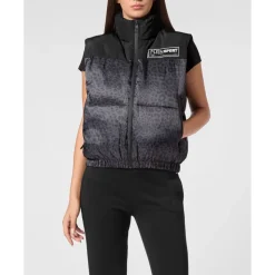 Padded Vest Leopard