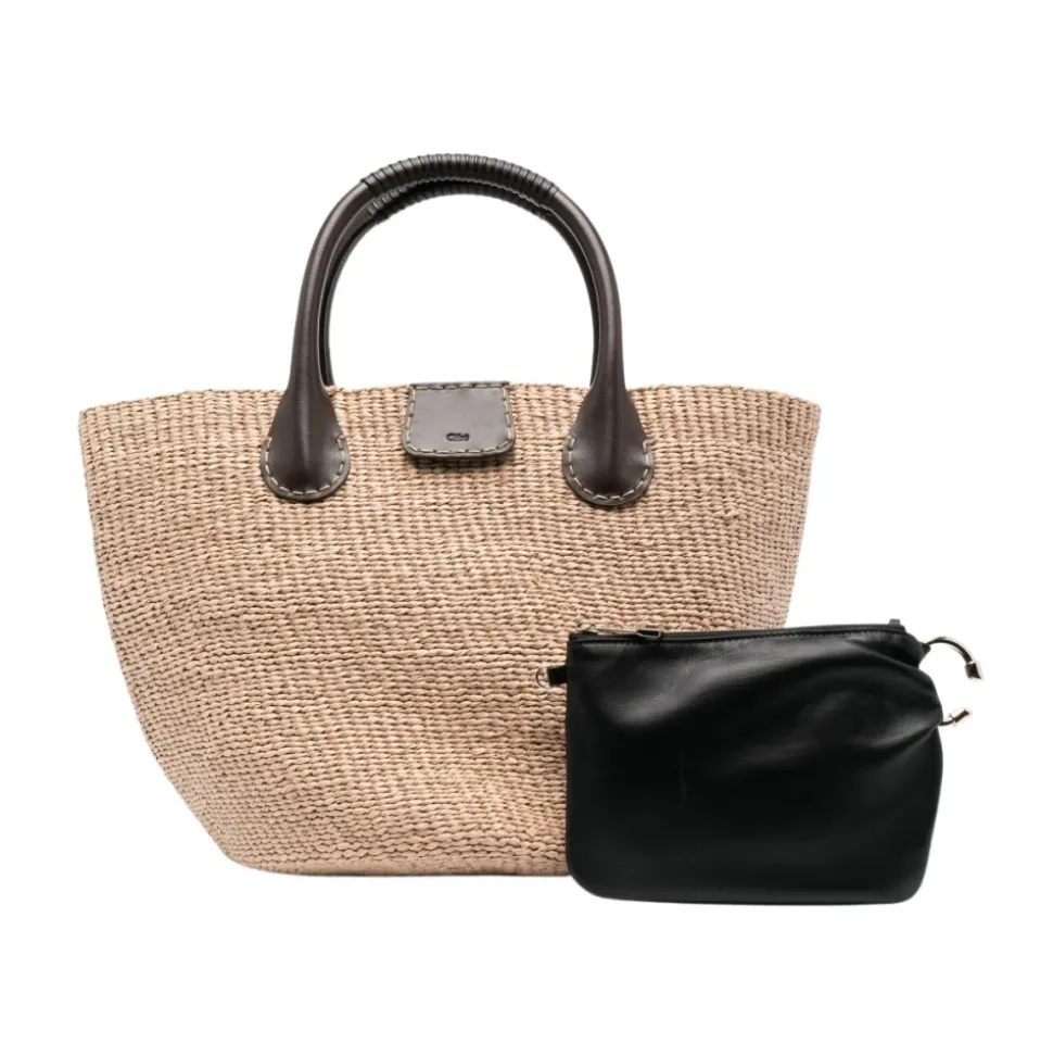 Palma Raffia Shopping Bag