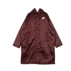 Parka Night Maroon Długa Kurtka Damska