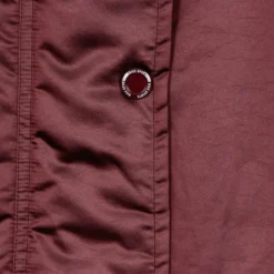 Parka Night Maroon Długa Kurtka Damska