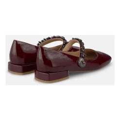 Płaska buty pasek klejnot