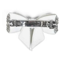 Pearl Crystal Bow Hair Clip