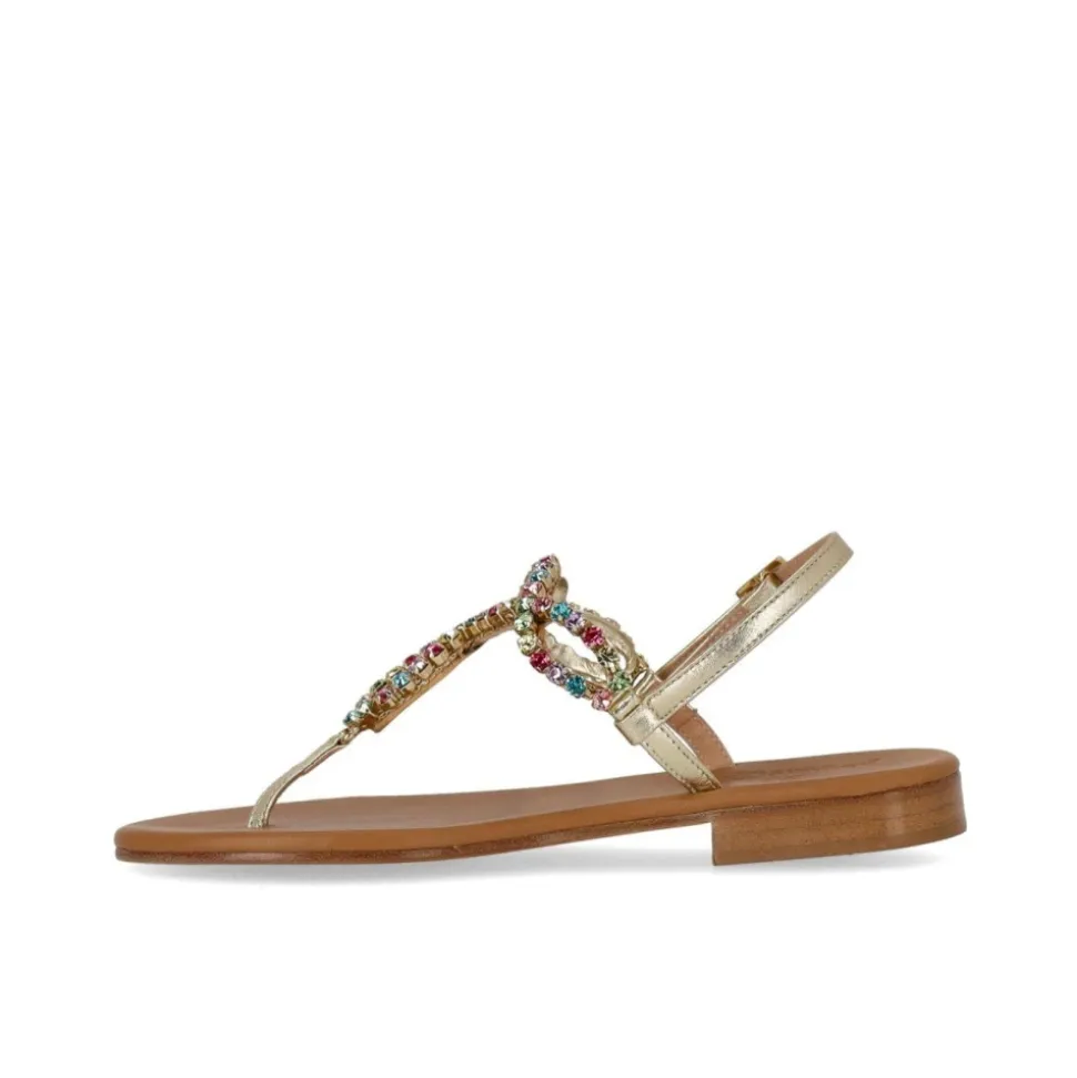 Platin Thong Sandal