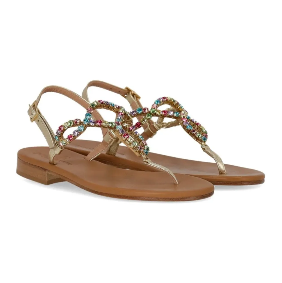 Platin Thong Sandal