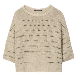 Pullover mit Ajour-Muster
