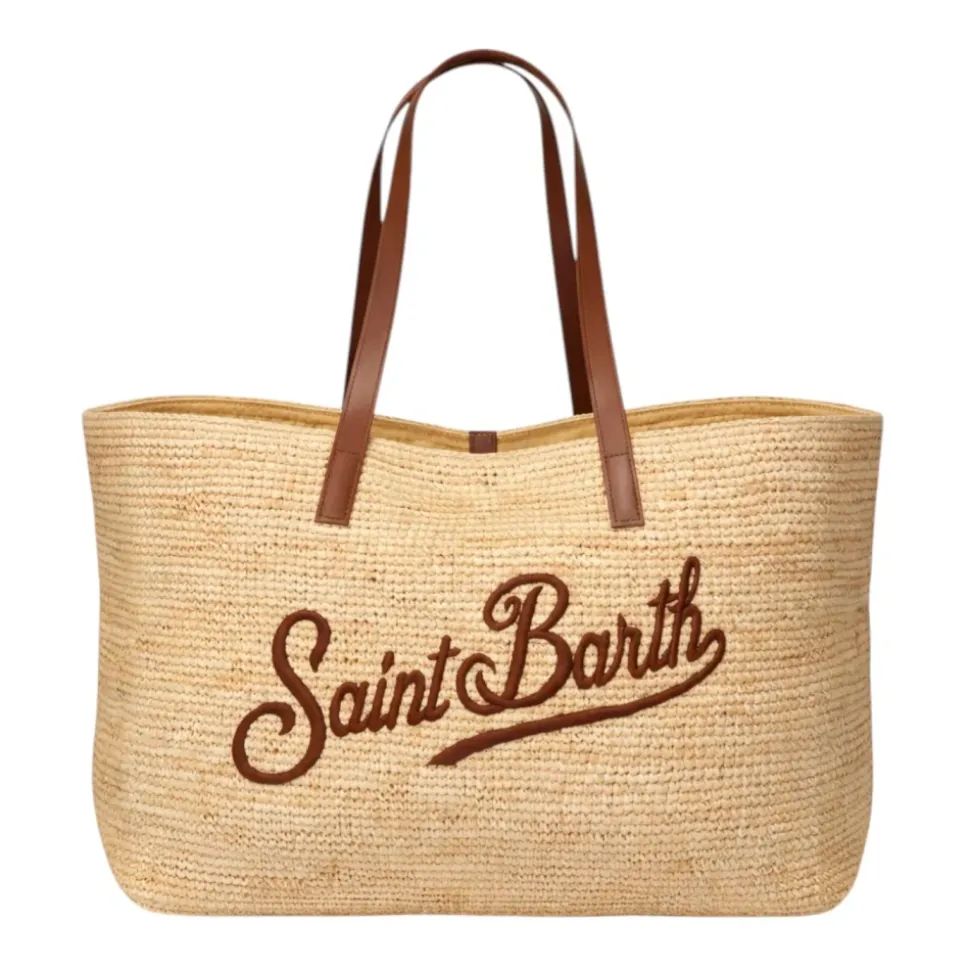 Raffia City Shoulder Bag