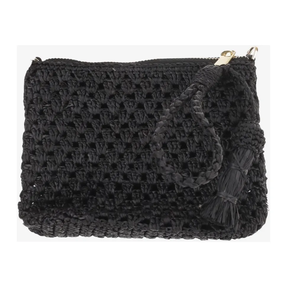 Rafiya Clutch z Logo