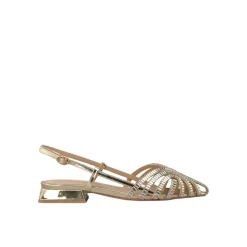 Rhinestone cage sandals