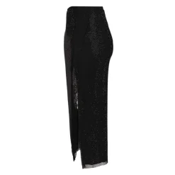 Rhinestone Midi Skirt